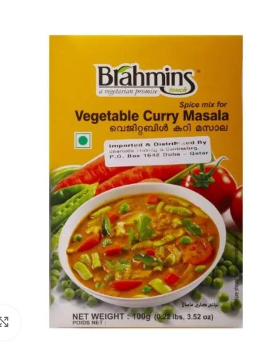 Brahmins Vegetable Curry Masala 100g
