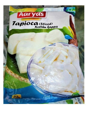 Aaryas Frozen Tapioca Sliced, Kappa 908g
