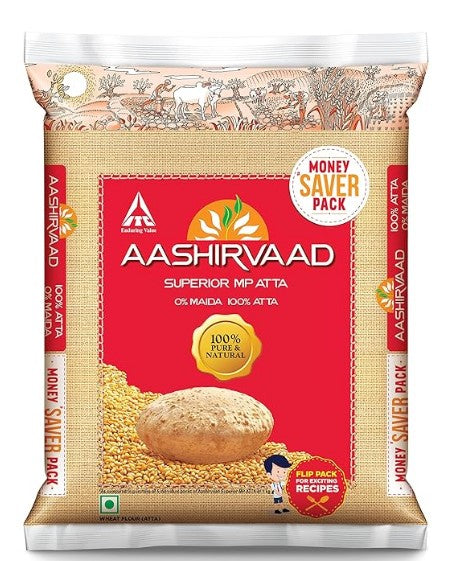 Aashirvaad Whole Wheat Atta Flour 5Kg