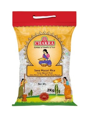 Chakra Sona Masoori Rice 2Kg