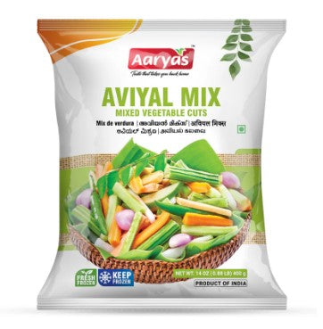 Aaryas Frozen Aviyal Mix 400g