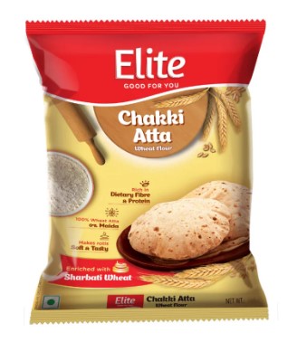 Elite Whole Wheat Flour, Chakki Atta 5Kg
