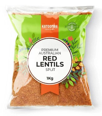Katoomba Australian Red Lentils 1Kg