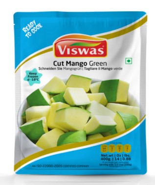Viswas Green Mango Cut 400g