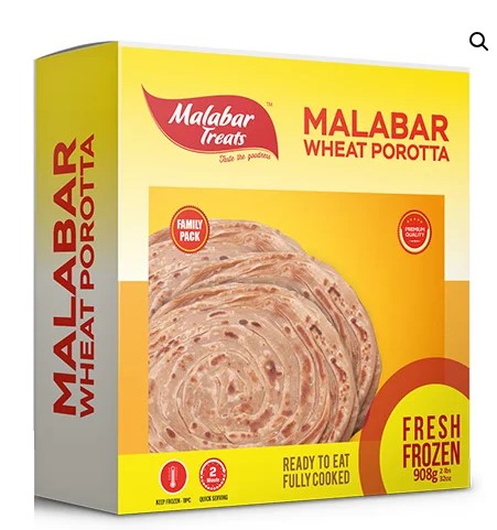 Malabar Treats Malabar Wheat Porotta 908g