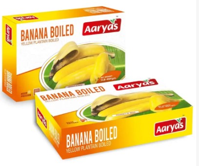 Aaryas Steamed Banana 454g