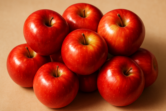 Bunch of red apples